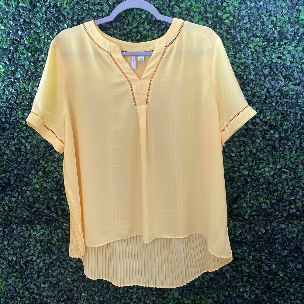 Cato, Yellow Blouse, Women’s Size 14/16W,
